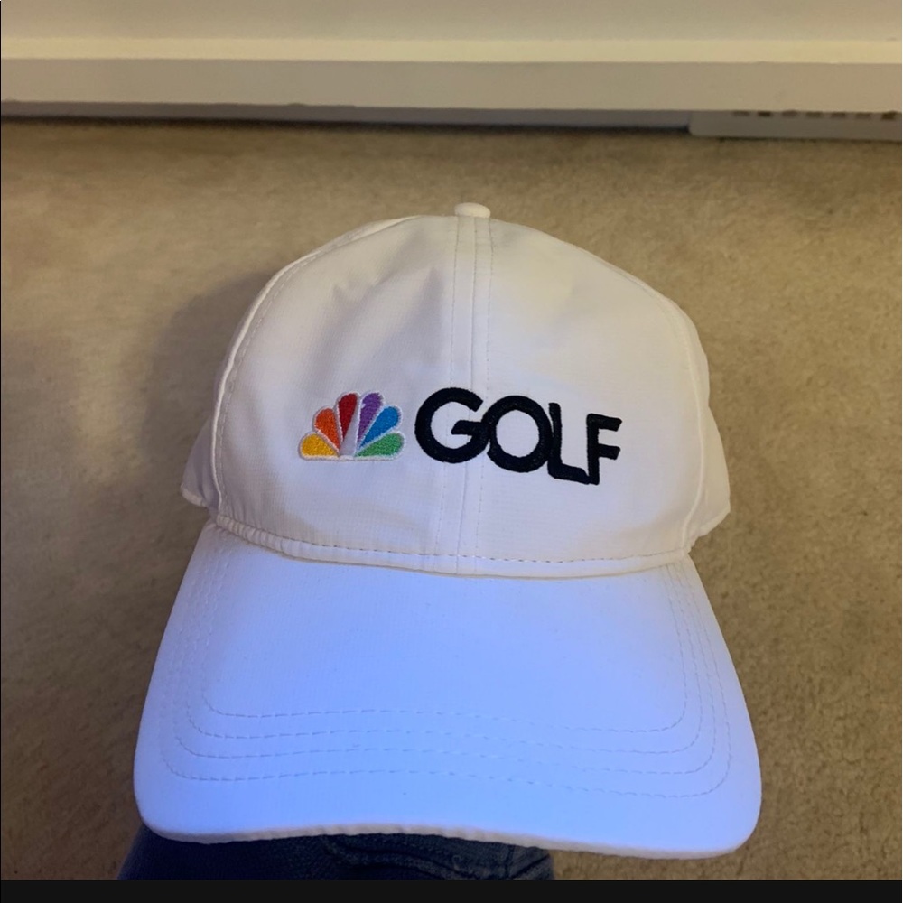 WKYC white golf hat
